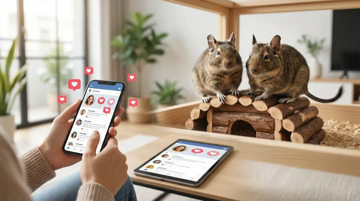 SNSで話題！飼い主たちが語るデグーのかわいいエピソード