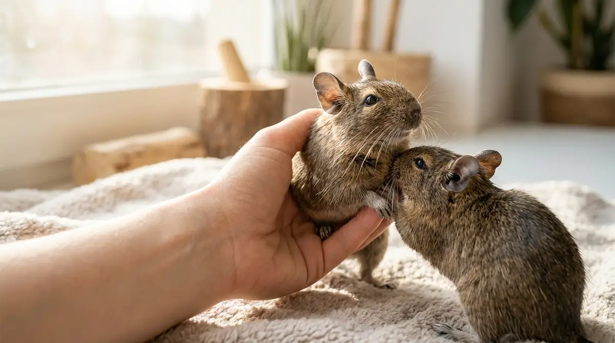 【結論】デグーが人気な理由は「懐きやすさ」と「コミュニケーション力」