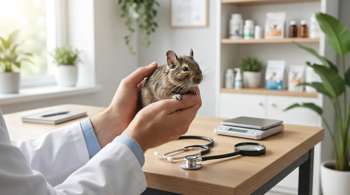 赤ちゃんデグーの健康状態をチェックするポイント