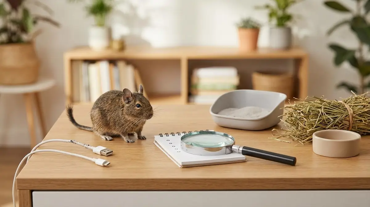 人気でも要注意|デグーを飼う前に知っておくべき5つのこと