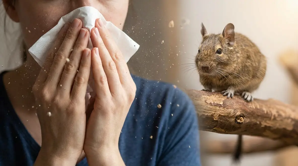 【結論】デグーを飼うと人間もアレルギーを発症することがある