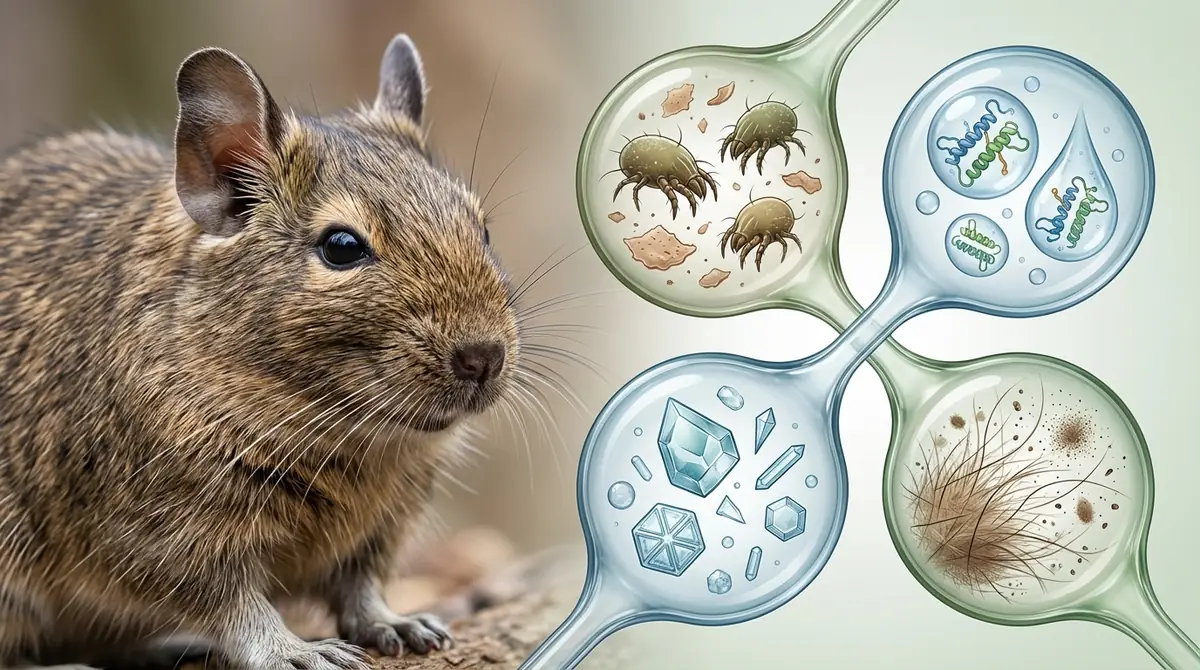 デグーアレルギーの原因｜4つのアレルゲンを解説