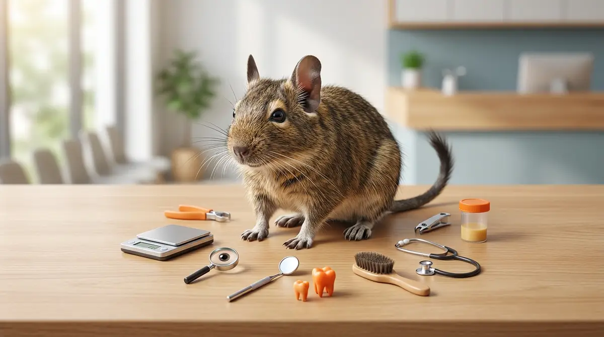 デグーの健康チェックで確認すべき7つのポイント