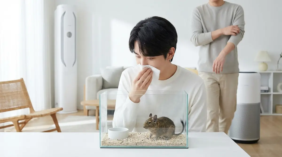 デグーアレルギーの症状｜軽度〜重度のサインをチェック