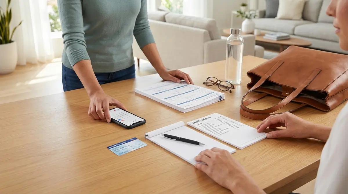 初診前に準備すること・持っていくものリスト