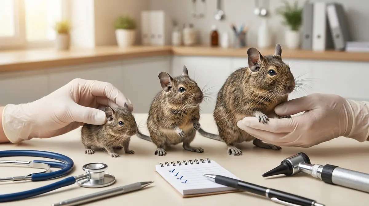 【年齢別】デグーの健康チェックで注意すべきポイント