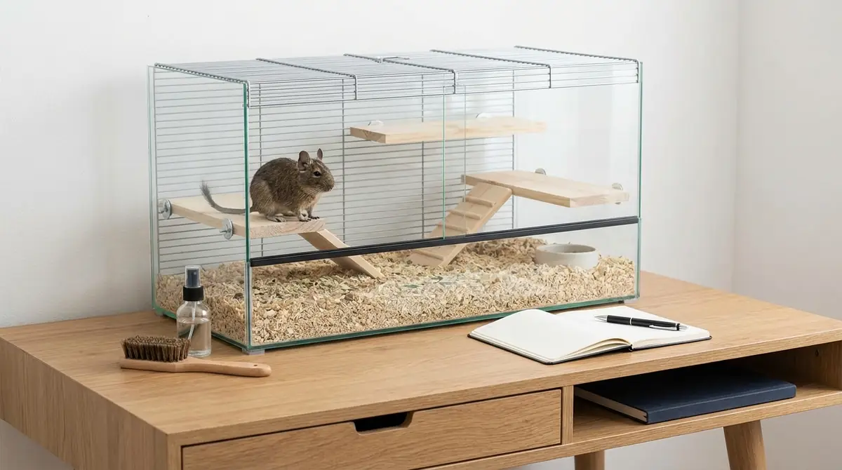 デグーの臭い対策チェックリスト｜毎日・週1・月1でやること