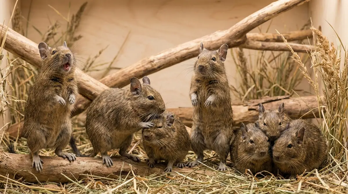【早見表】デグーの鳴き声・仕草でわかる感情一覧