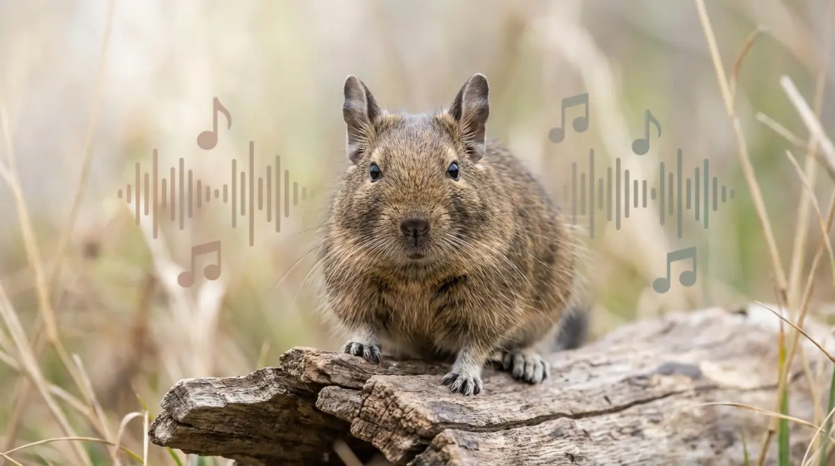 【鳴き声編】デグーの12種類の鳴き声と感情の意味