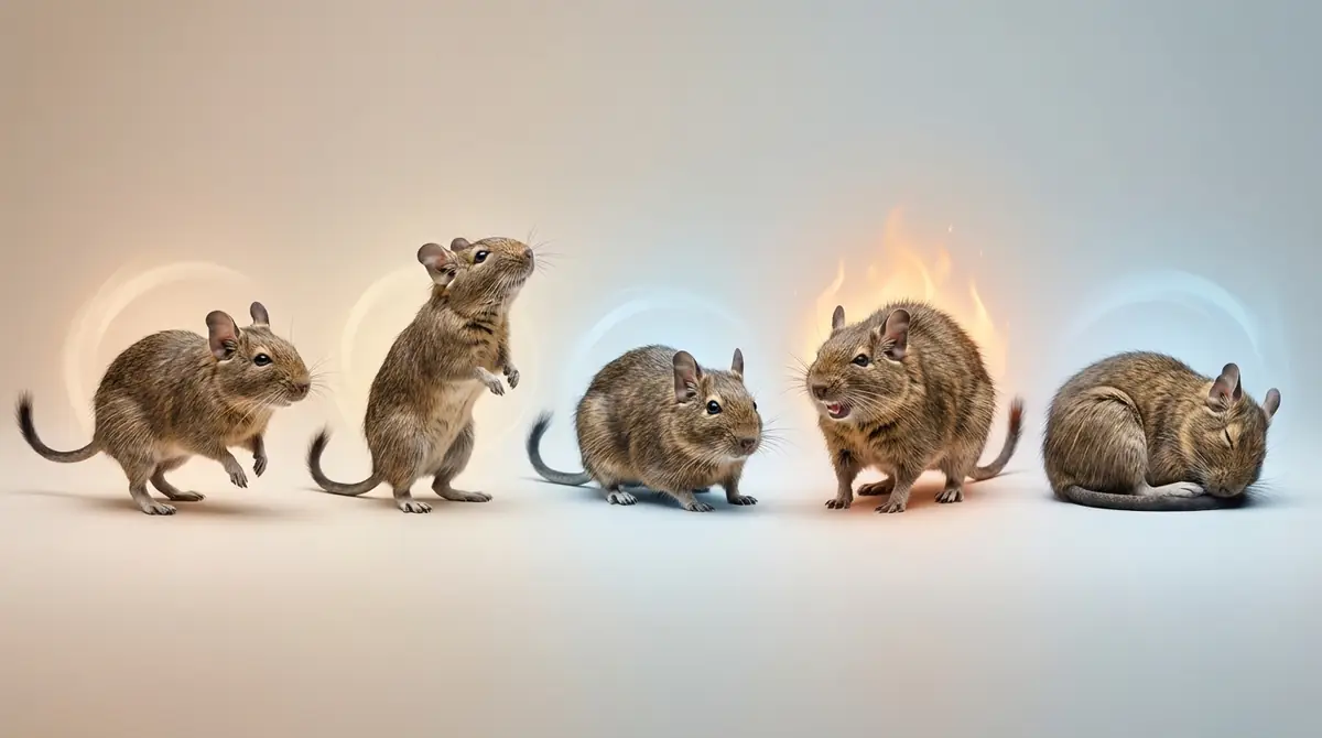 【感情別】デグーの5つの基本感情とサインの見分け方