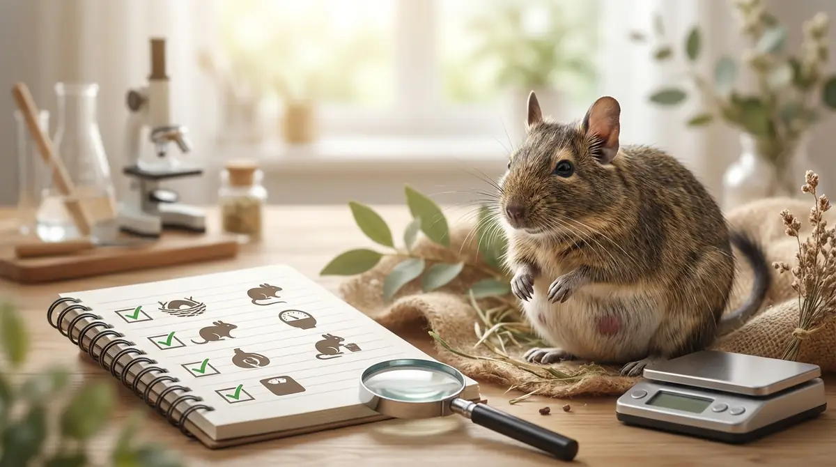 【チェックリスト】デグーが妊娠しているか今すぐ確認する7つのポイント