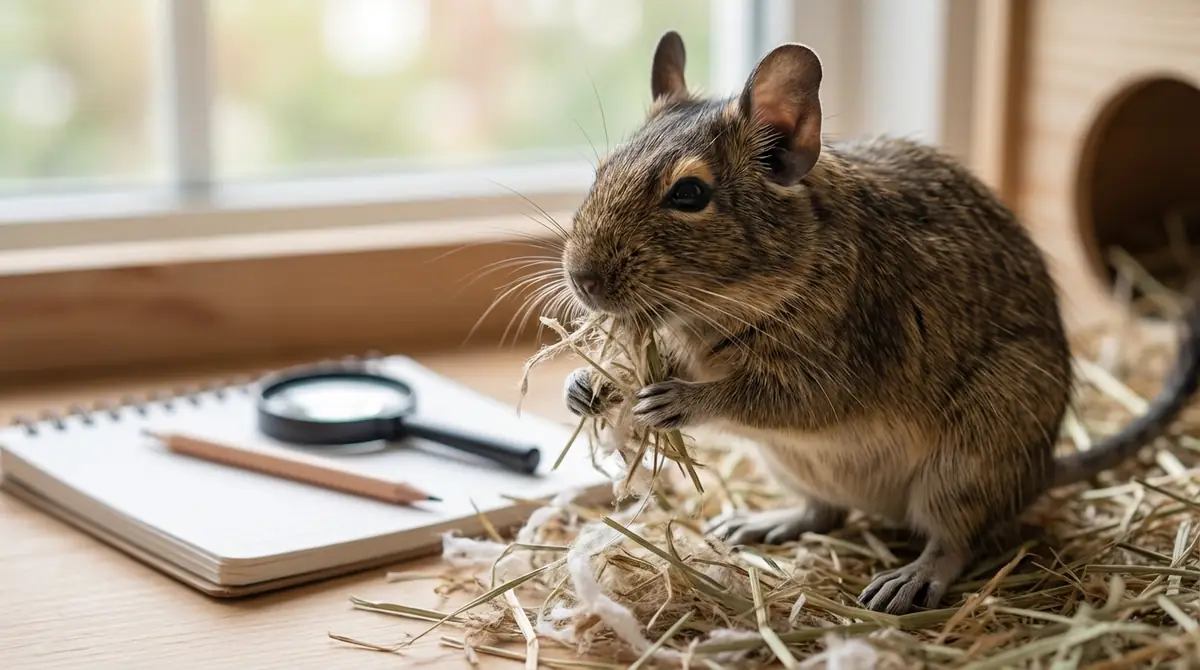 見逃しやすいデグーの妊娠兆候|行動面の変化をチェック