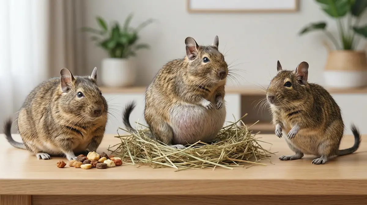 デグーの妊娠と肥満・偽妊娠の見分け方