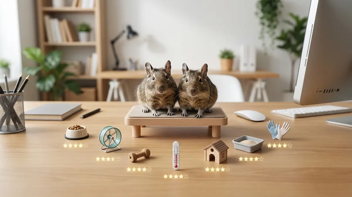 デグー飼育難易度を決める7つの要素【項目別★評価】