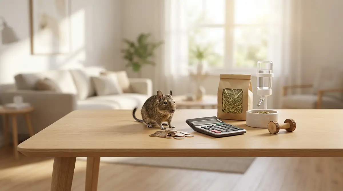 デグーの初期費用はいくら？生体＋用品の総額目安