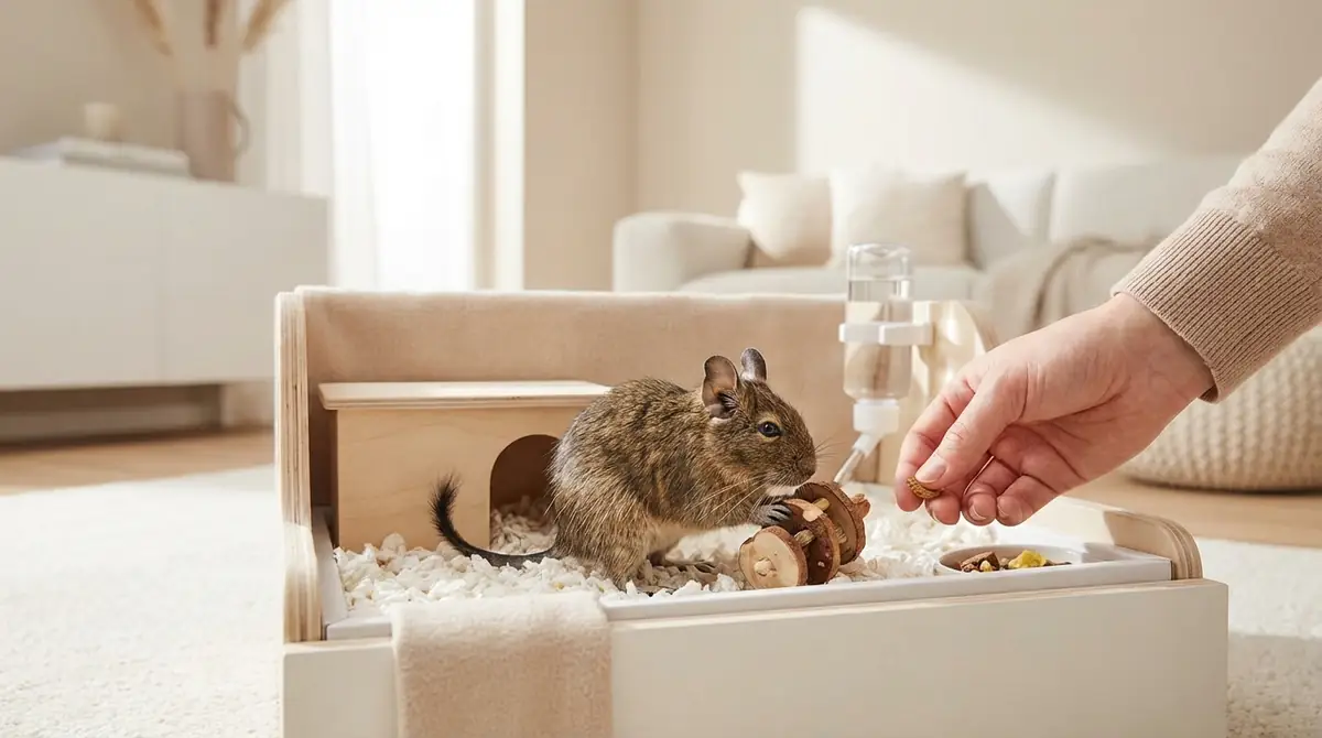 デグーお迎え当日〜1週間の過ごし方【初心者必読】