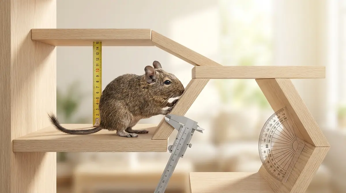 デグーのステージ設置で押さえるべき3つの数値