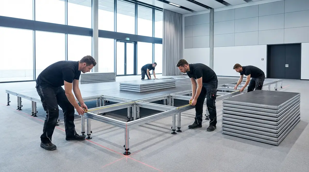 ステージ設置の基本ルール|高さ・間隔・枚数の根拠