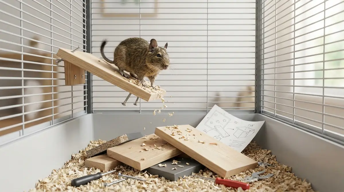 デグーのステージ設置でよくある失敗Q&A