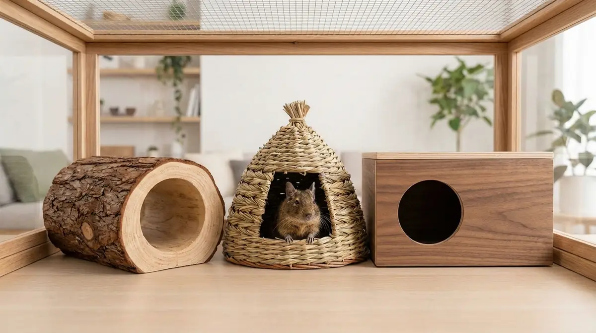 デグーの巣箱・隠れ家選びで押さえる3つの基本