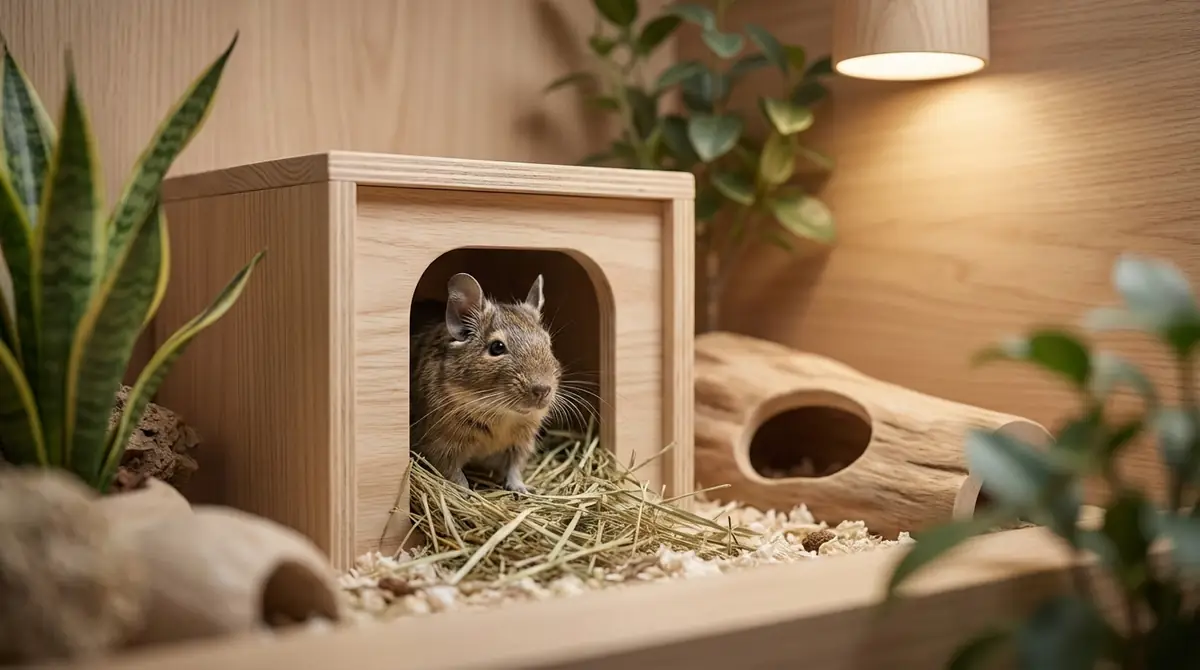 デグーに巣箱・隠れ家が必要な理由