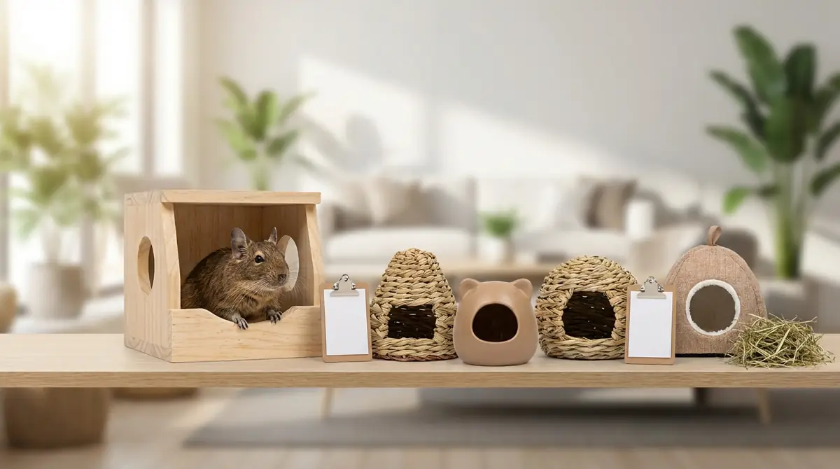 まとめ｜デグーの巣箱・隠れ家選びチェックリスト