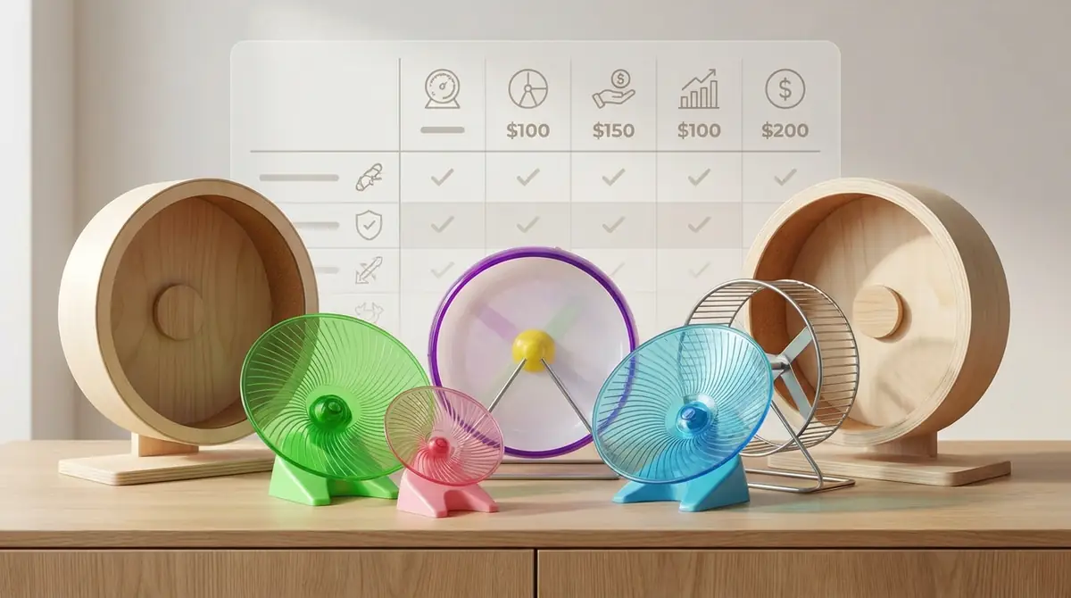 【比較表】目的別・価格帯別おすすめ回し車の選び方