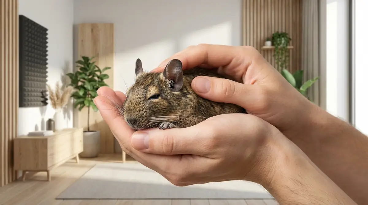 デグーの警戒鳴きを落ち着かせる対処法5ステップ