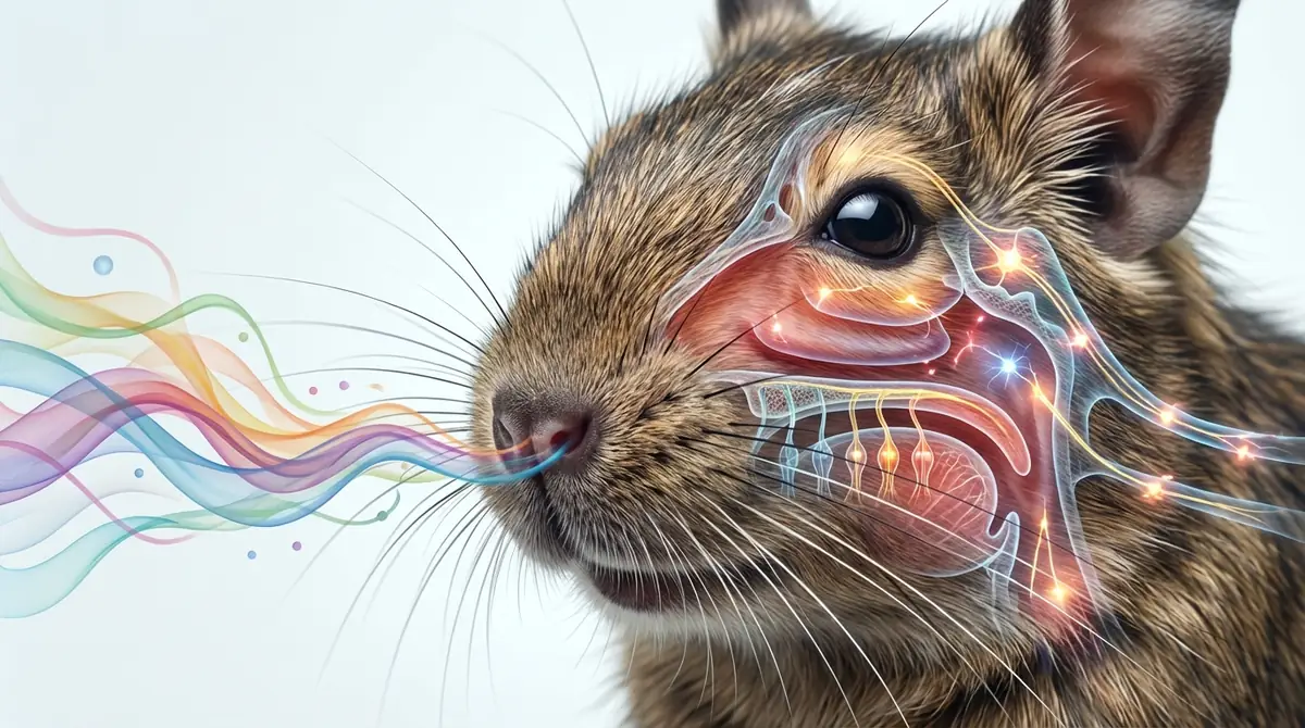 デグーの嗅覚の仕組み|鼻の構造と匂いを感知するメカニズム