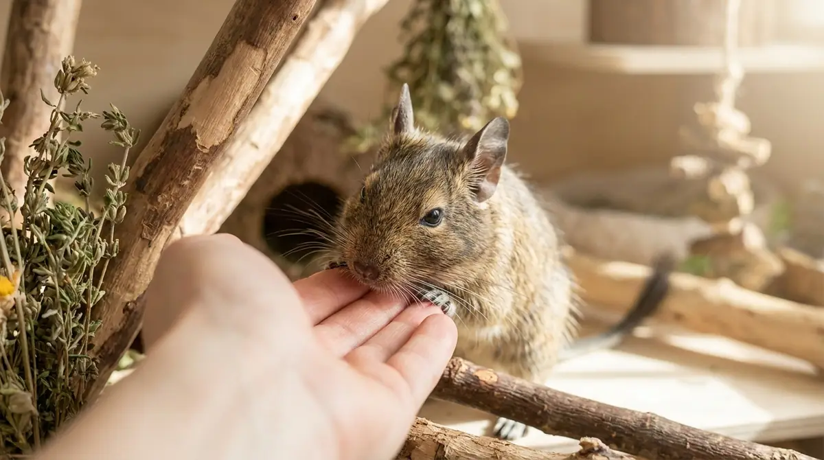 デグーの嗅覚を活かした飼育のコツ3選|信頼関係を築く方法