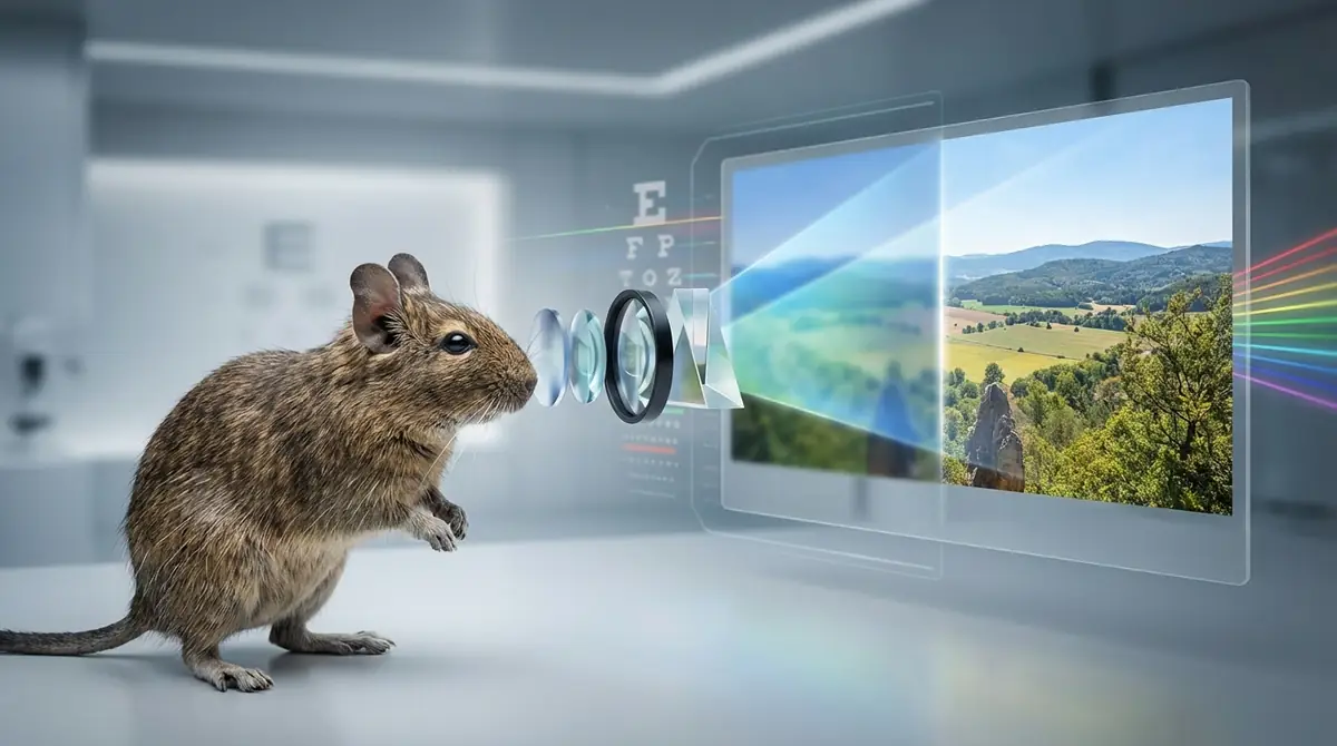 デグーの視力はどのくらい?人間との比較で数値解説