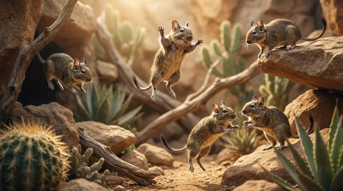 デグーがジャンプする5つの理由と意味