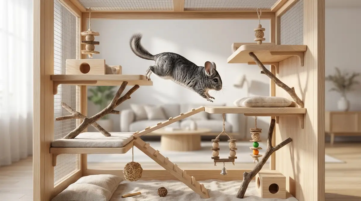 ジャンプ力を考慮したケージ・飼育環境の整え方