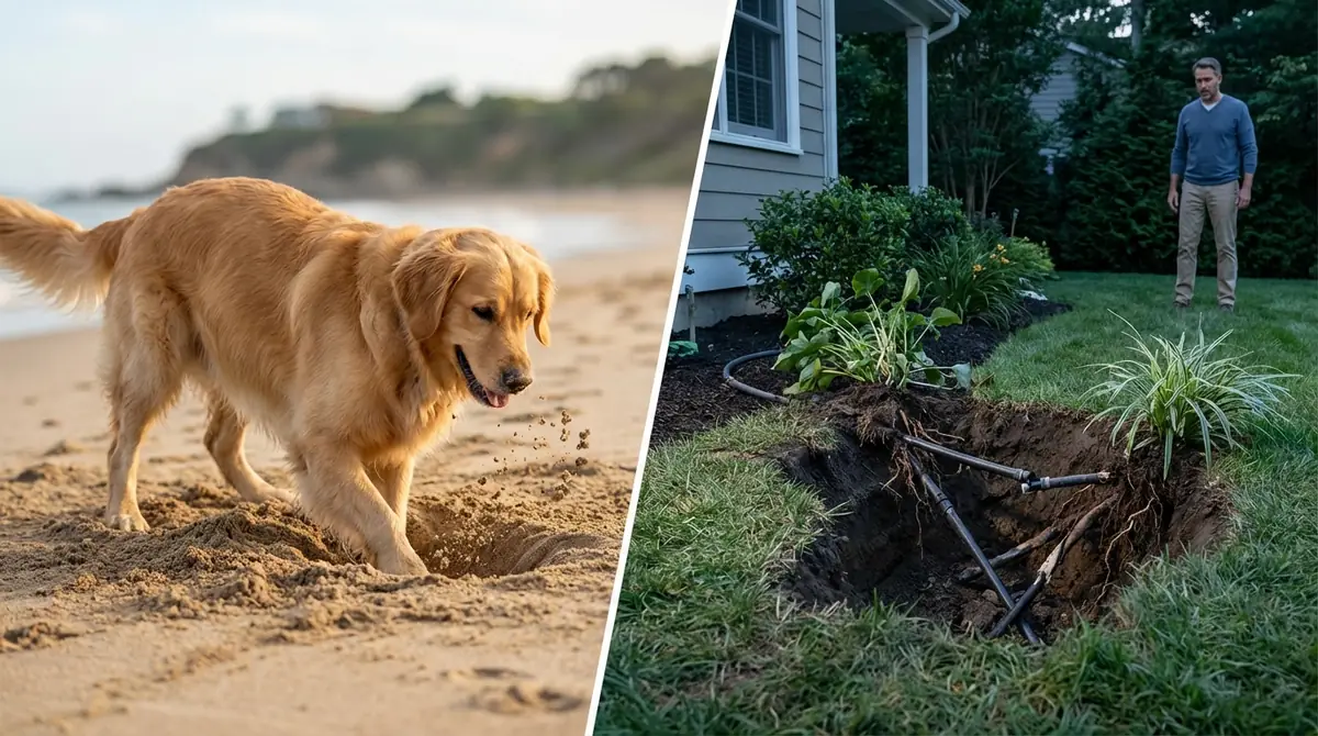 正常な穴掘りと注意が必要な穴掘りの見分け方