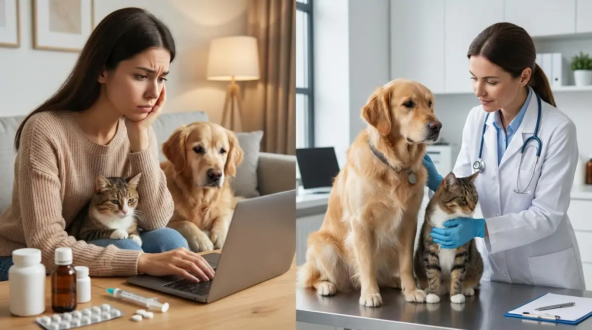 対策しても改善しない場合は獣医に相談を