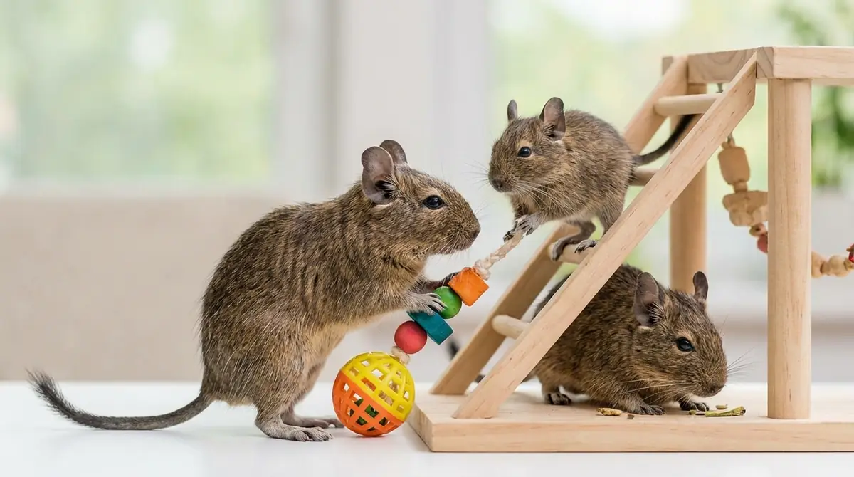 単頭飼育でもデグーを幸せにする5つの方法