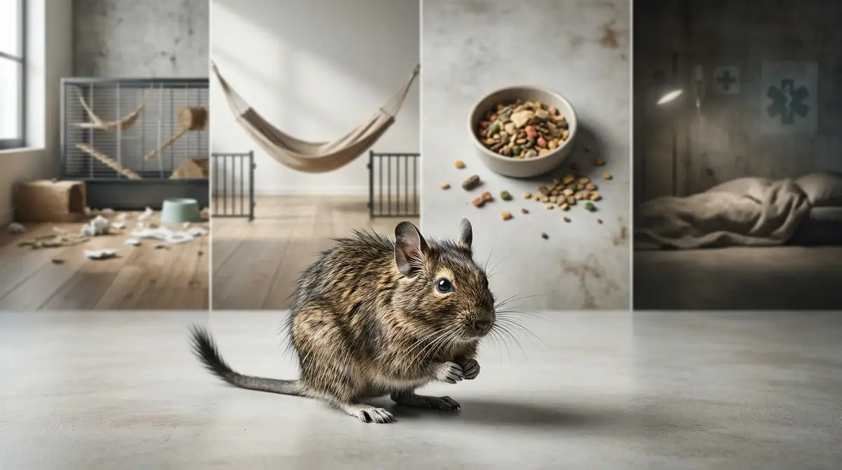 デグーがストレスを感じる4つの原因