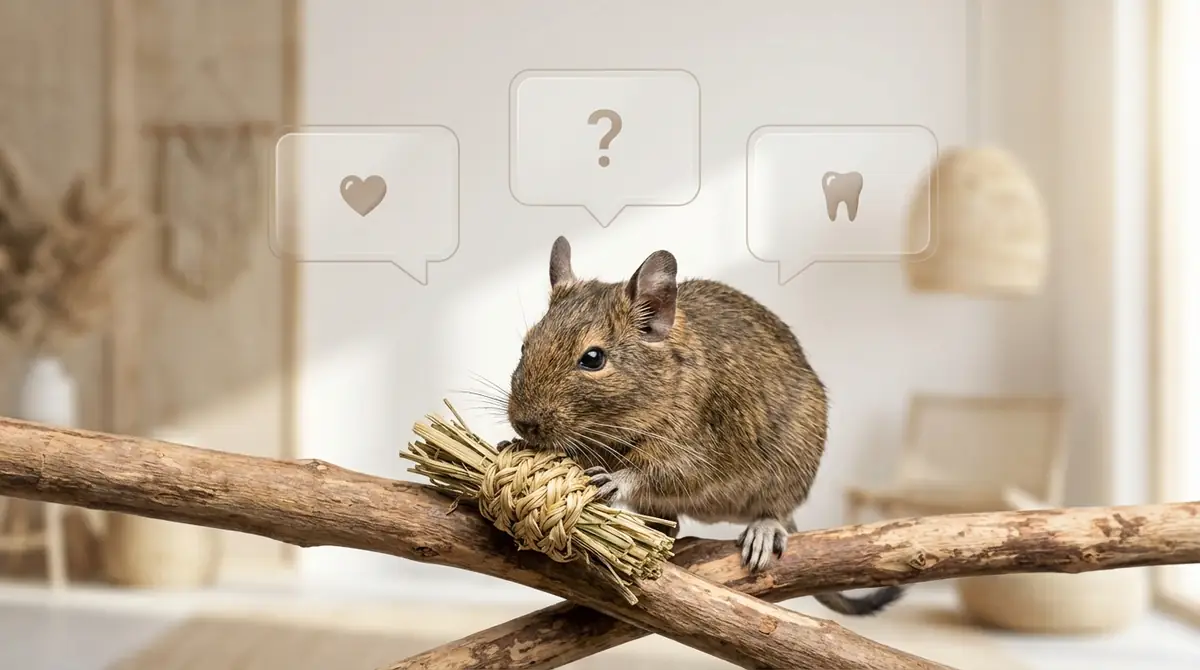 【結論】デグーが噛むのは主に3つの理由から