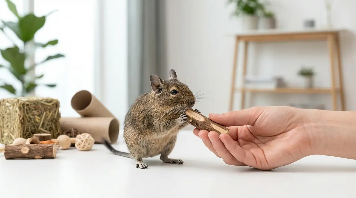 【原因別】デグーの噛み癖を直す方法