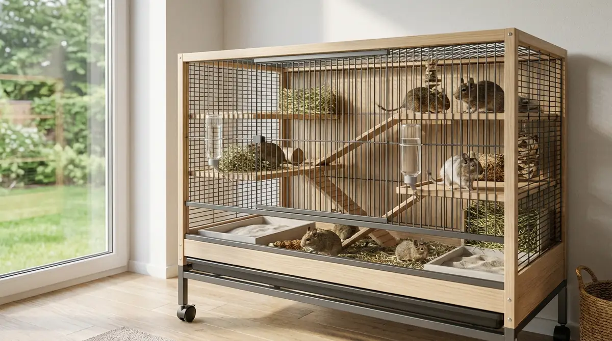 デグーの病気を予防する飼育環境の作り方