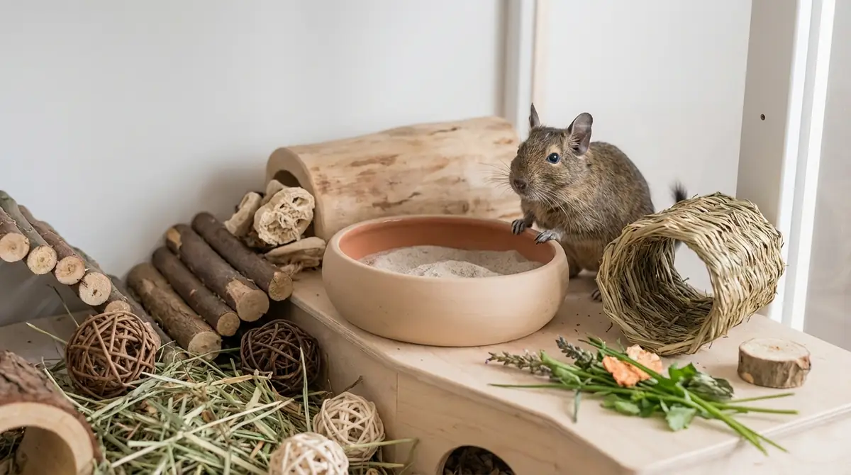 デグーのストレス行動を改善する7つの対処法