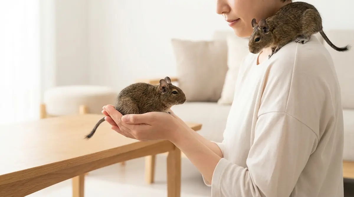 社会性を活かしたデグーの飼い方【実践編】