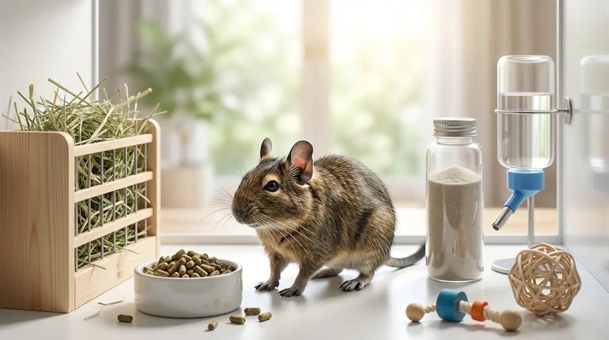 デグーの病気を予防する5つの習慣