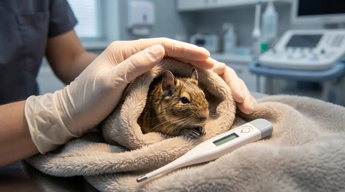 【緊急確認】デグーが低体温症かも?今すぐチェックすべき3つのポイント