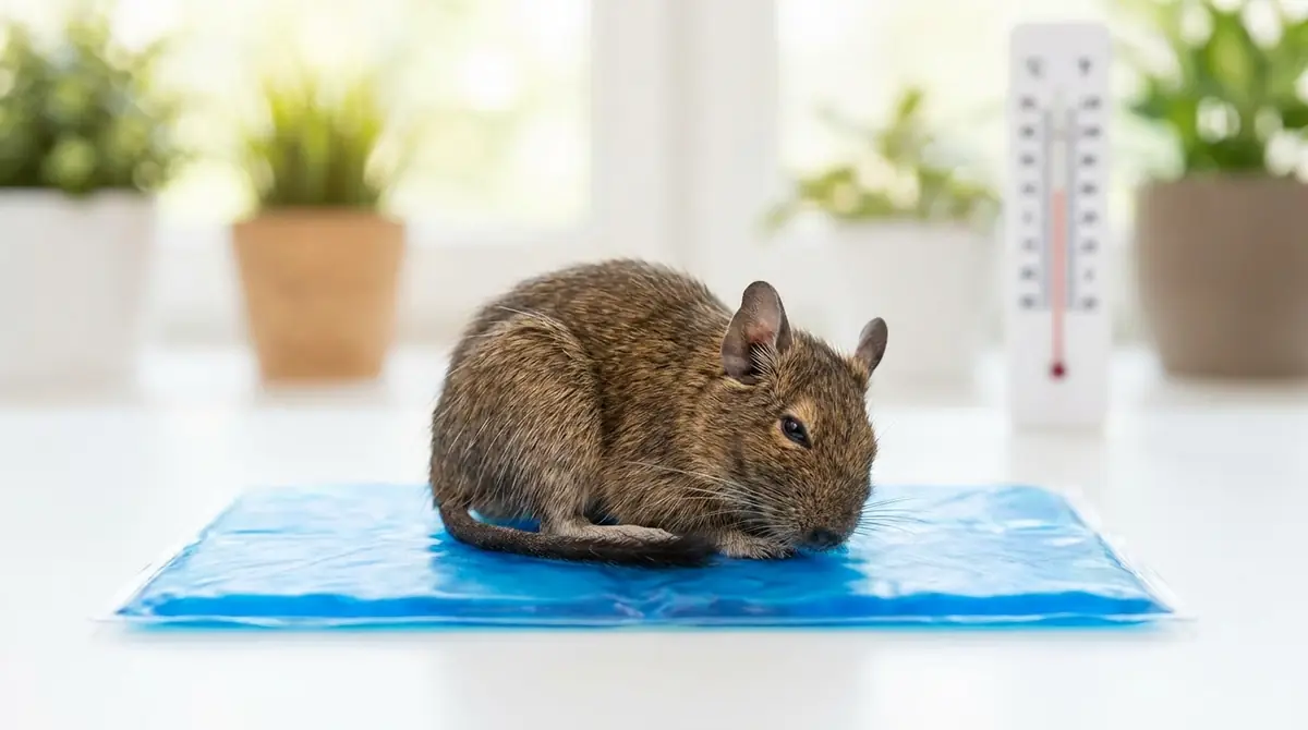 【緊急】デグーが熱中症になったときの応急処置