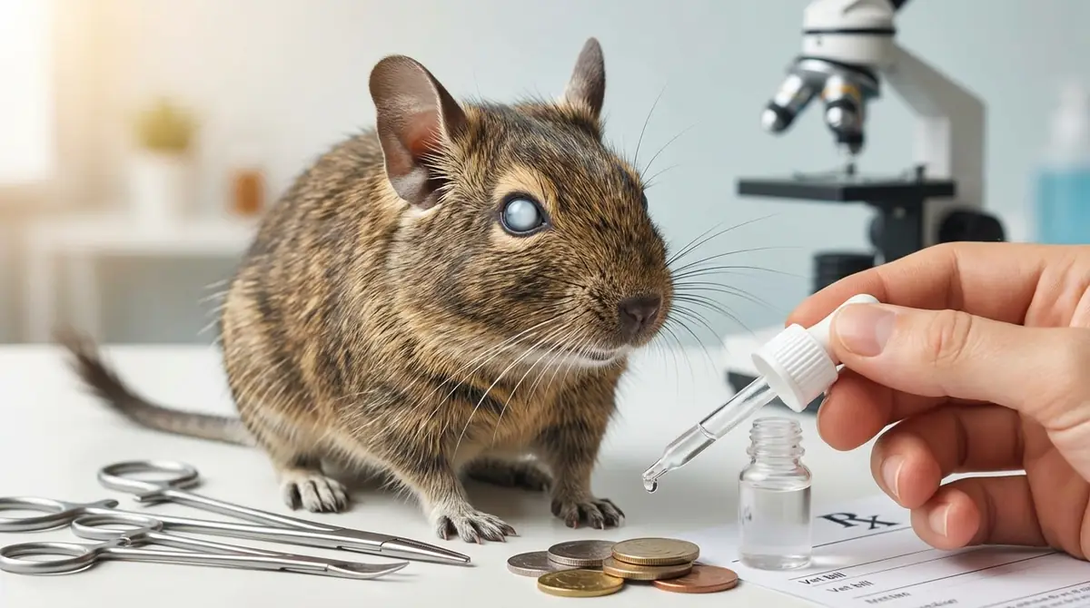 デグーの白内障の治療法|手術・目薬・治療費を解説