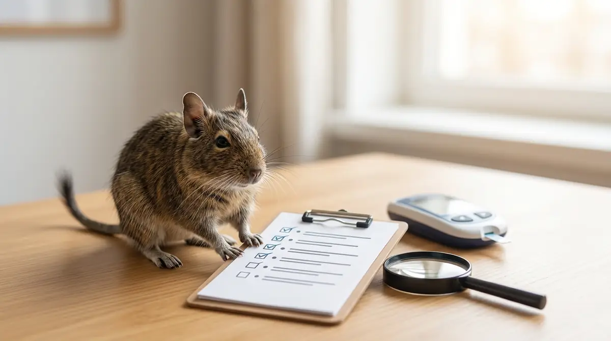 デグー糖尿病の症状チェックリスト|初期サインを見逃さない