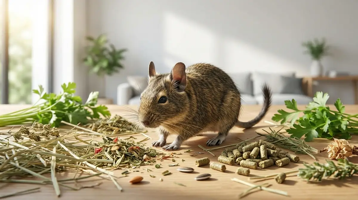 デグーの糖尿病を予防する食事管理の基本