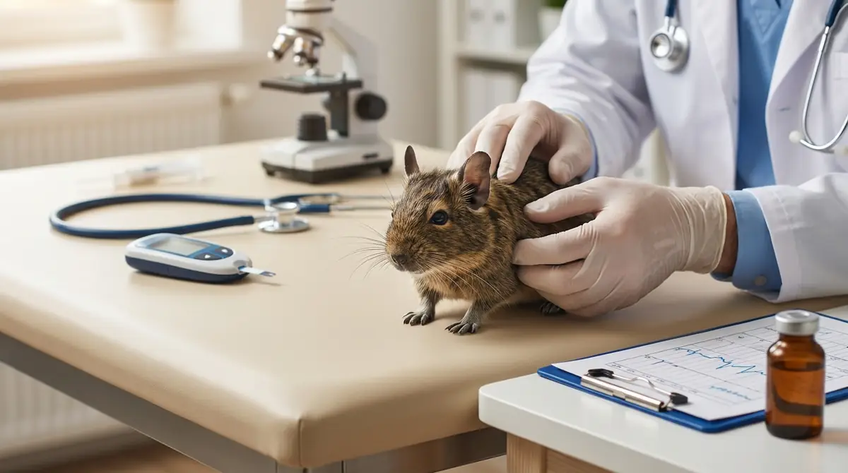 デグーの糖尿病が疑われたら|病院での診察・治療・費用