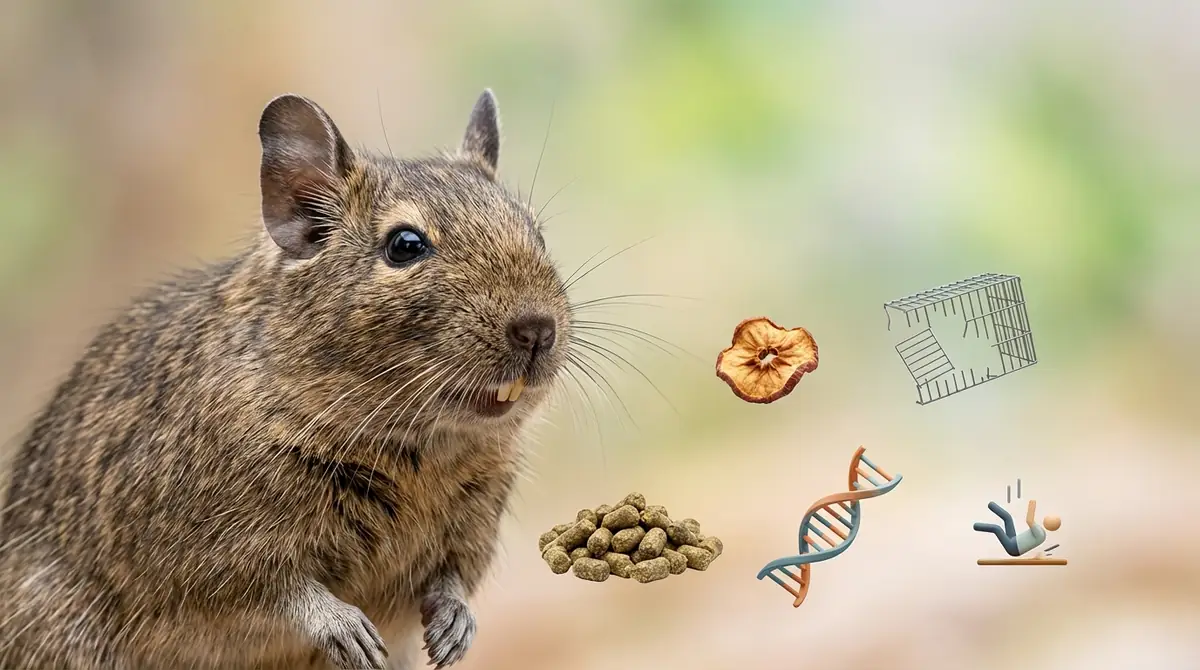 デグーが不正咬合になる5つの原因